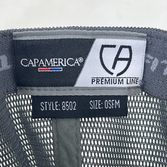 Wolf Gourmet Embroidered Blue/Gray Mesh Snapback Baseball Cap - Picture 8 of 14